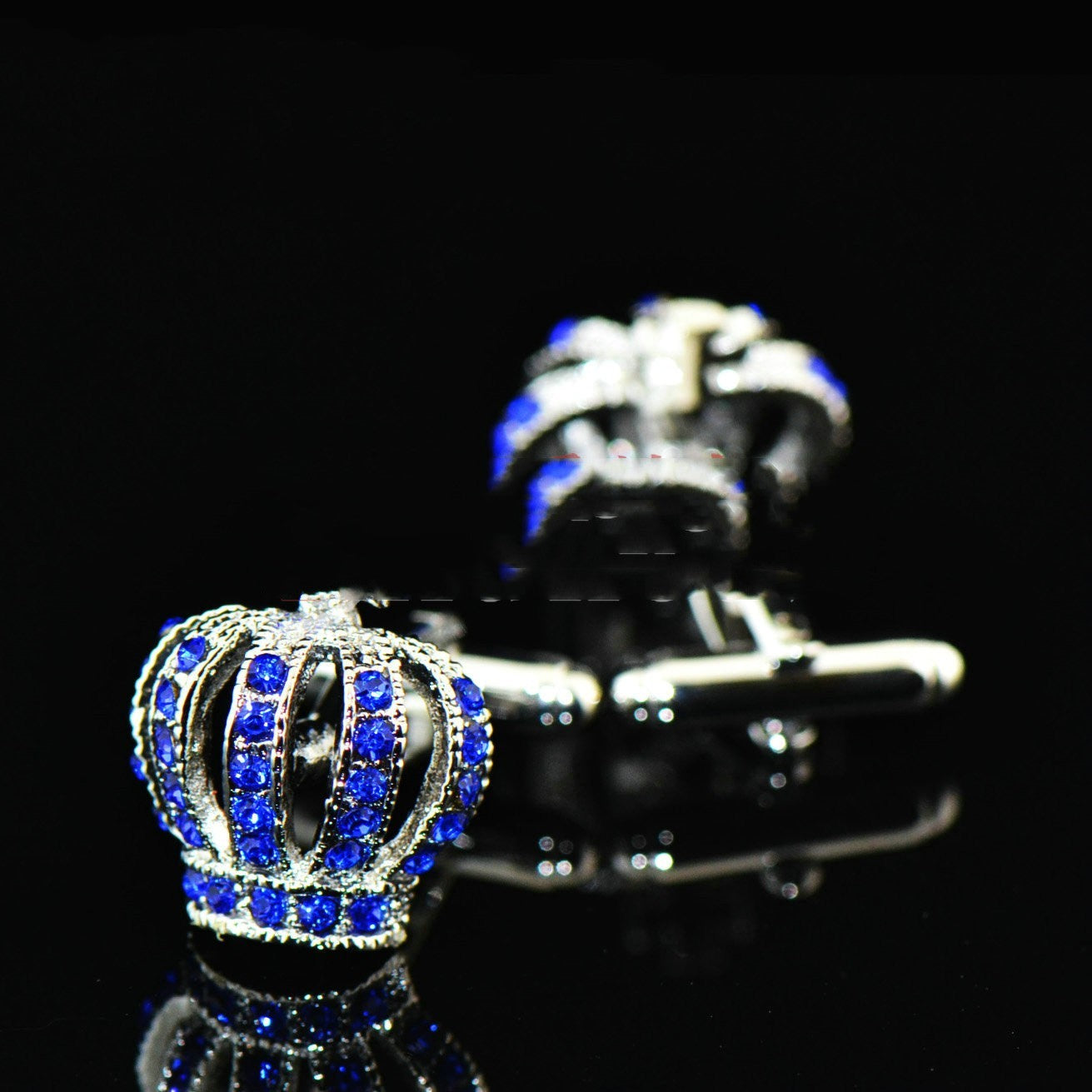 DiSandro Clothing: Diamond Crown Cufflinks