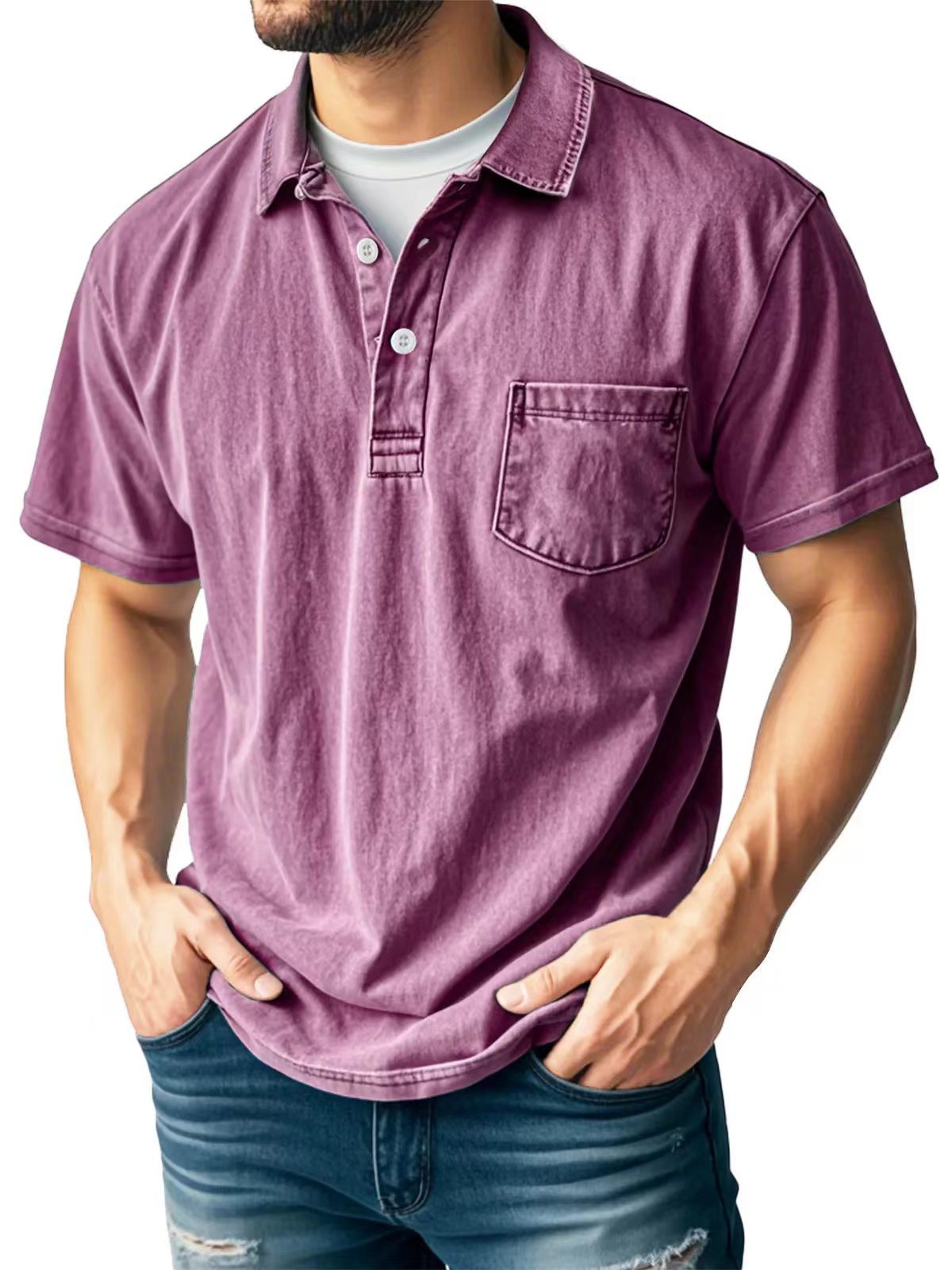 DiSandro Clothing: Men's Classic Pullover Polo Shirt