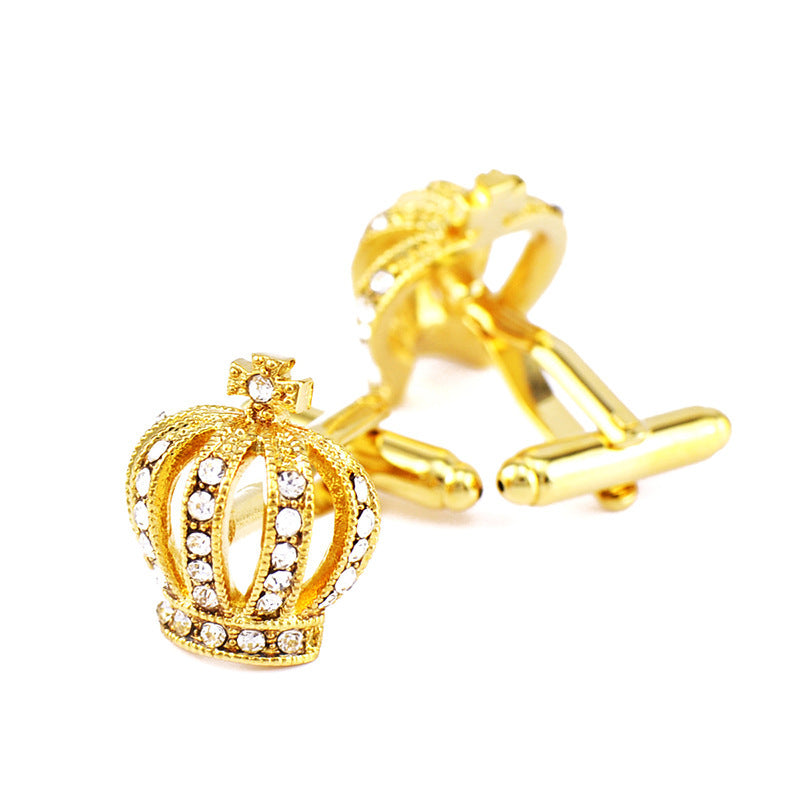 DiSandro Clothing: Diamond Crown Cufflinks