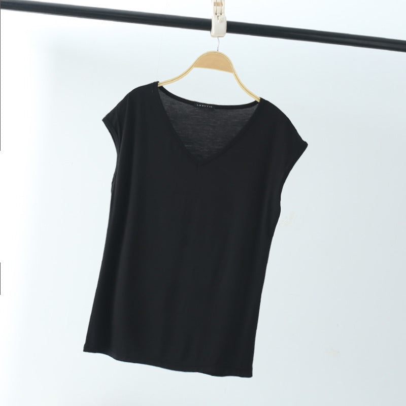 DiSandro Clothing: Women's V-Neck Modal T-Shirt