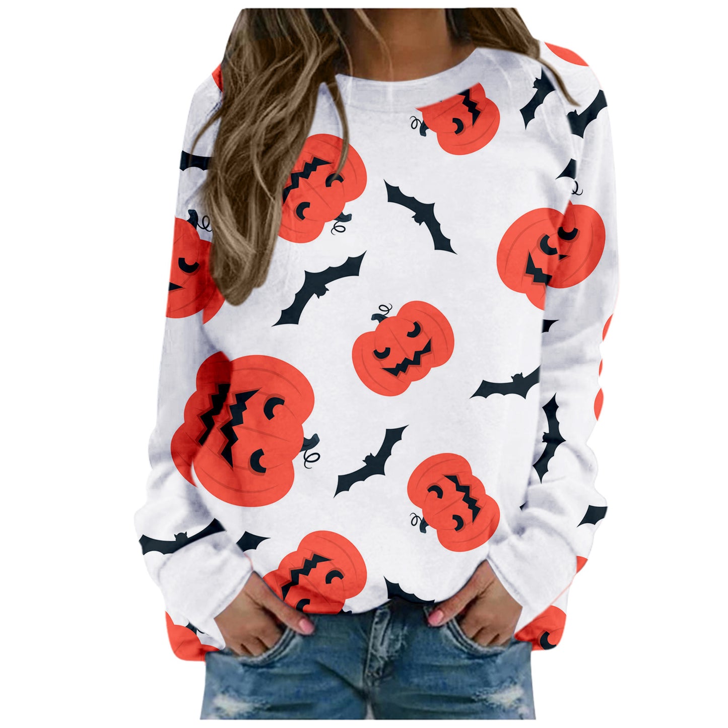 DiSandro Clothing: Women’s Halloween Print Sweatshirt