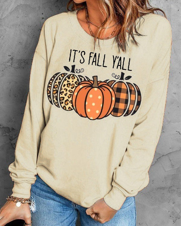 DiSandro Clothing: Women’s 3D Halloween Print Loose Fit Sweatshirt