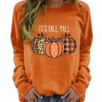 DiSandro Clothing: Women’s 3D Halloween Print Loose Fit Sweatshirt