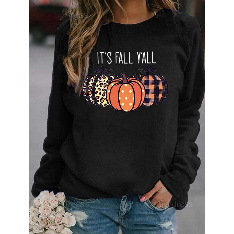 DiSandro Clothing: Women’s 3D Halloween Print Loose Fit Sweatshirt