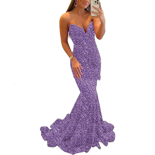 The Rosalina Series 2 - Sequined Mermaid Evening Gowns