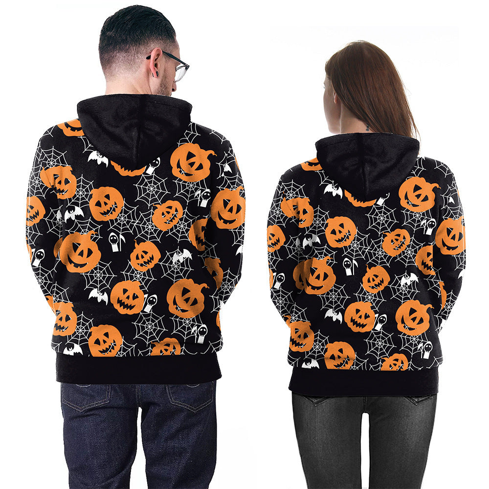 DiSandro Clothing: Unisex Halloween Print Street Style Hoodie