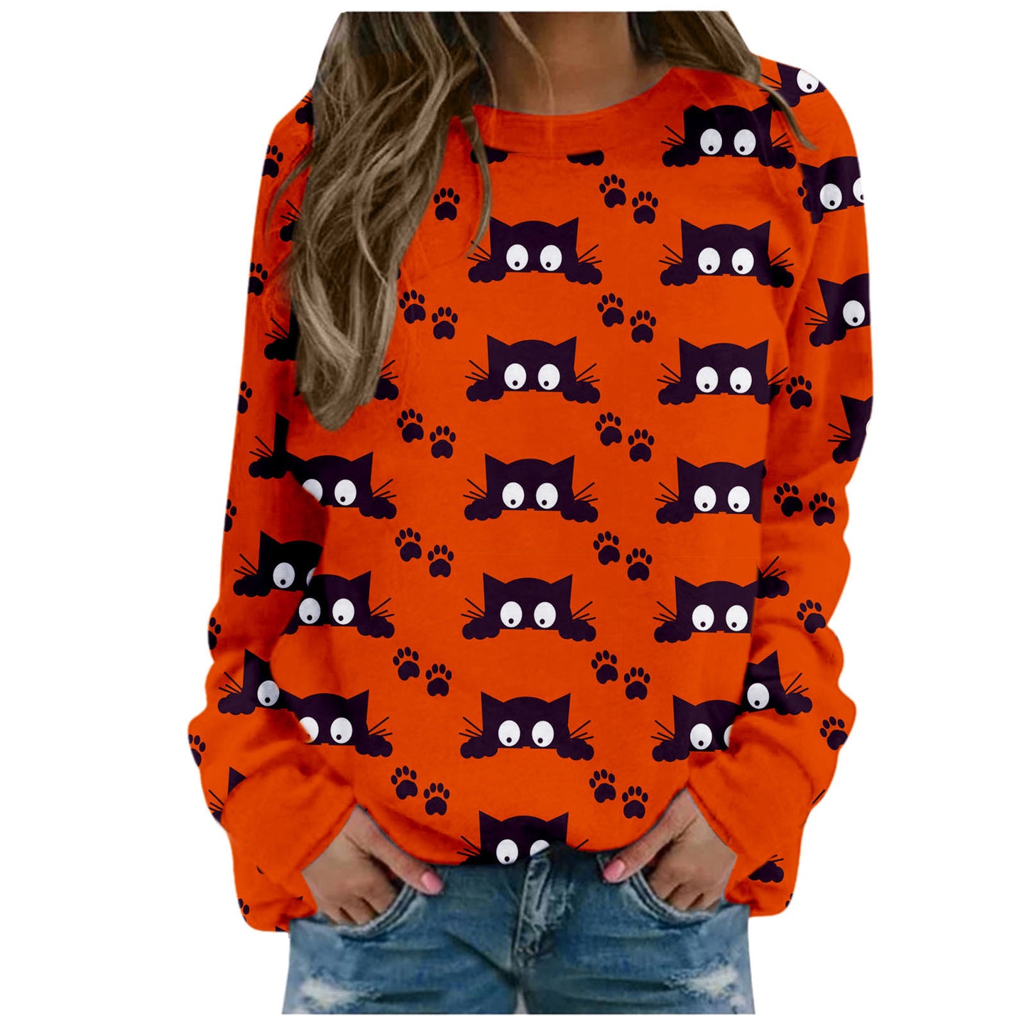 DiSandro Clothing: Women’s Halloween Print Sweatshirt