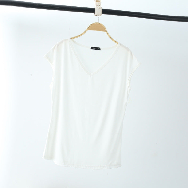 DiSandro Clothing: Women's V-Neck Modal T-Shirt