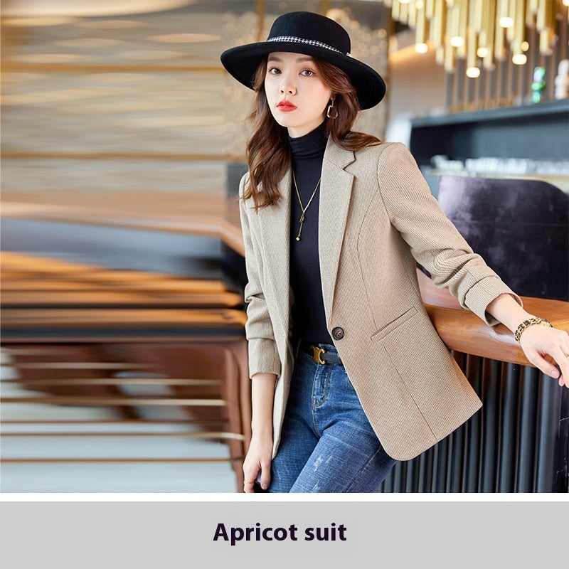 The Arlynn Line: Women's Houndstooth Pattern Blazer