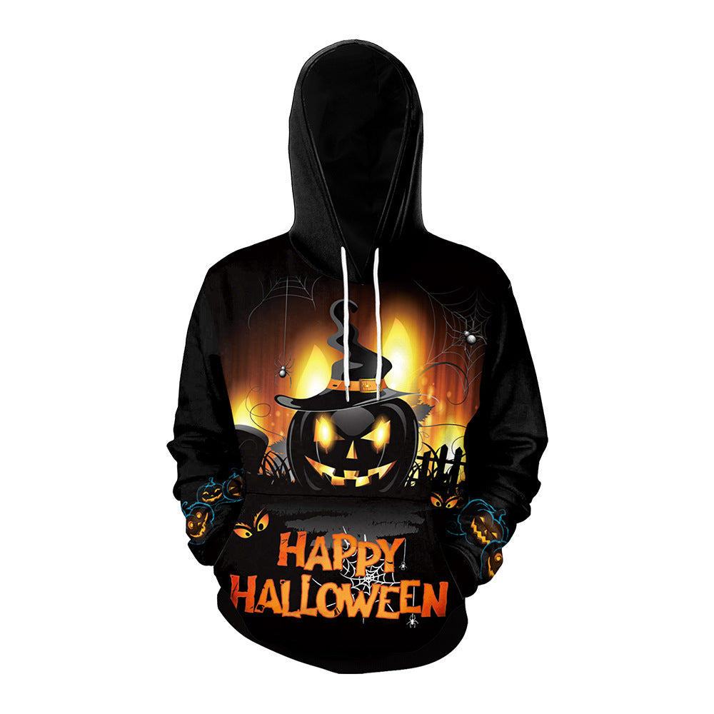 DiSandro Clothing: Unisex Halloween Print Street Style Hoodie