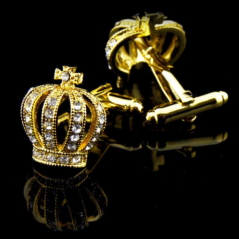 DiSandro Clothing: Diamond Crown Cufflinks