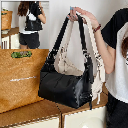 DiSandro Clothing: Women's Vegan Leather Shoulder Bag