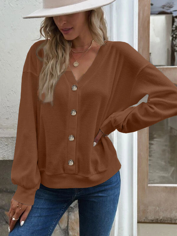 DiSandro Clothing: Women's Button-Up Long Sleeve Top