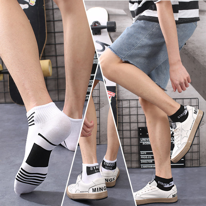 DiSandro Clothing: Men’s Slim Short Cotton Socks (5-Pack)