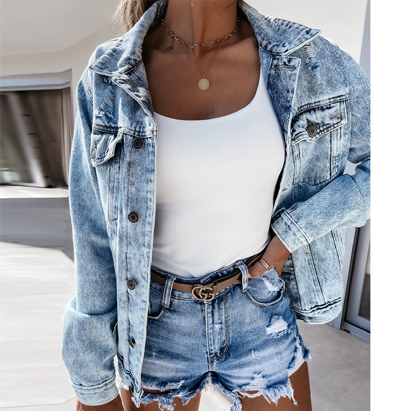 DiSandro Clothing: Women’s High Waist Jean Short