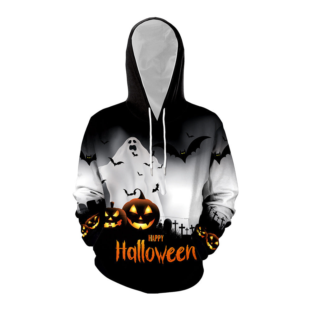 DiSandro Clothing: Unisex Halloween Print Street Style Hoodie