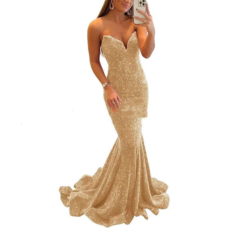 The Rosalina Series 3 - Sequined Mermaid Evening Gowns