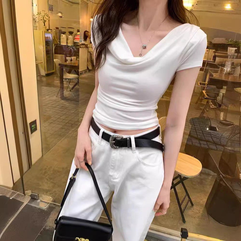 DiSandro Clothing: Women’s Cowl Neck Blouse