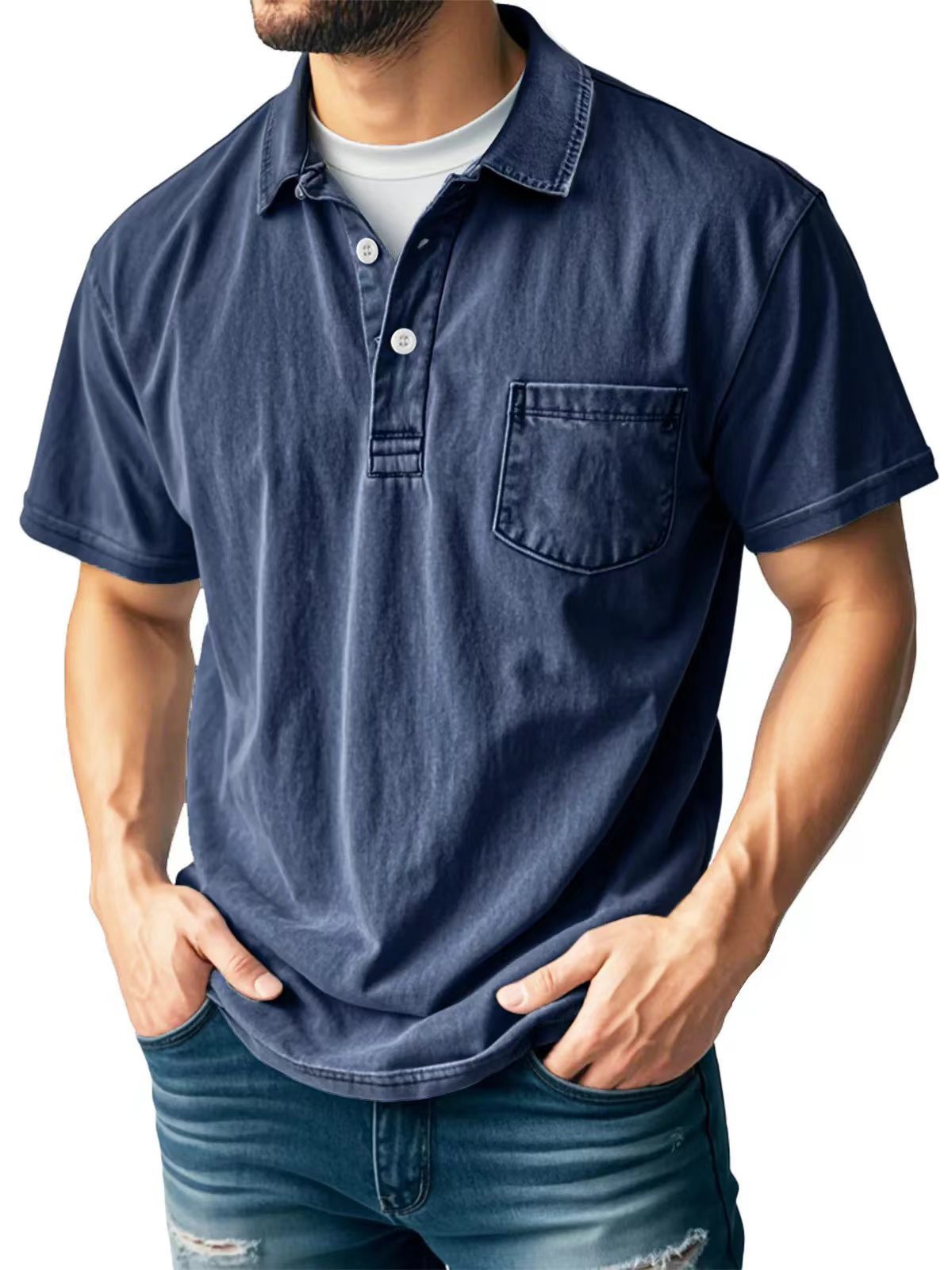 DiSandro Clothing: Men's Classic Pullover Polo Shirt