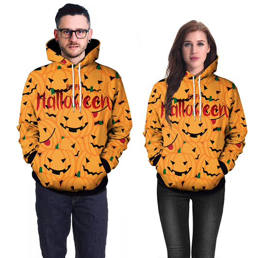 DiSandro Clothing: Unisex Halloween Print Street Style Hoodie