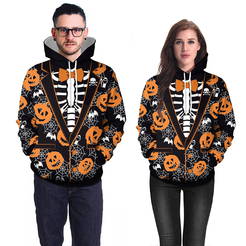 DiSandro Clothing: Unisex Halloween Print Street Style Hoodie