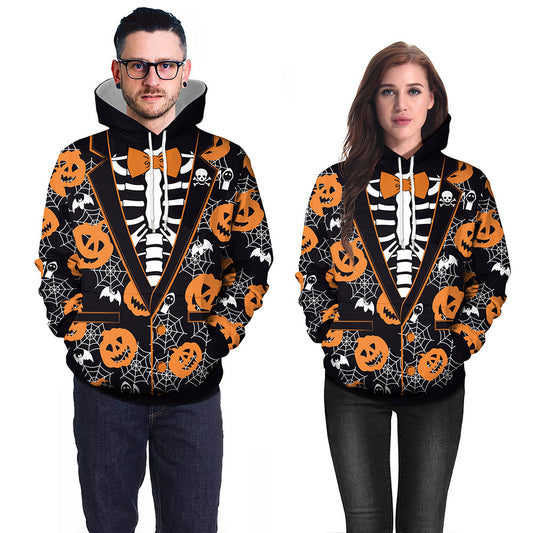 DiSandro Clothing: Unisex Halloween Print Street Style Hoodie