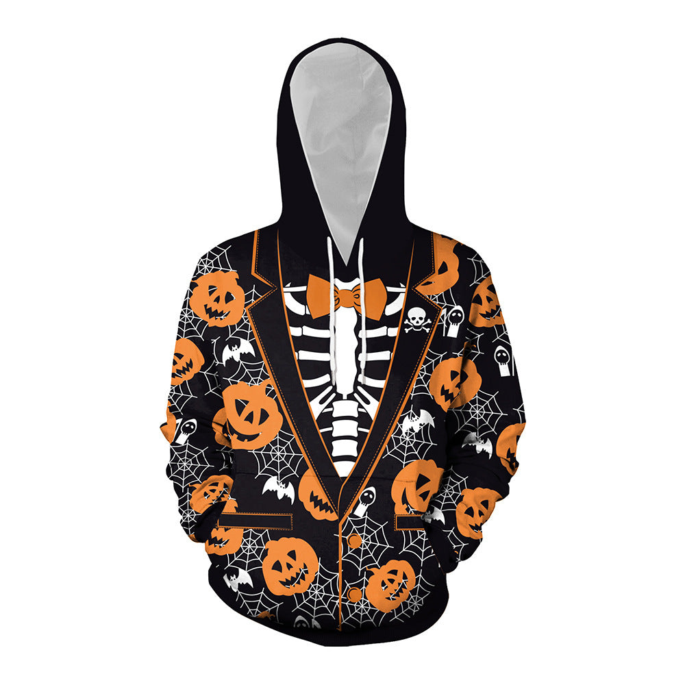DiSandro Clothing: Unisex Halloween Print Street Style Hoodie