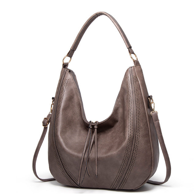 Women’s Vegan Leather Hobo Tote Shoulder Bag