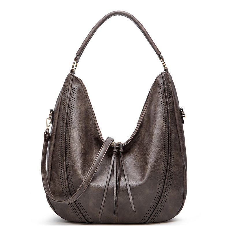 Women’s Vegan Leather Hobo Tote Shoulder Bag