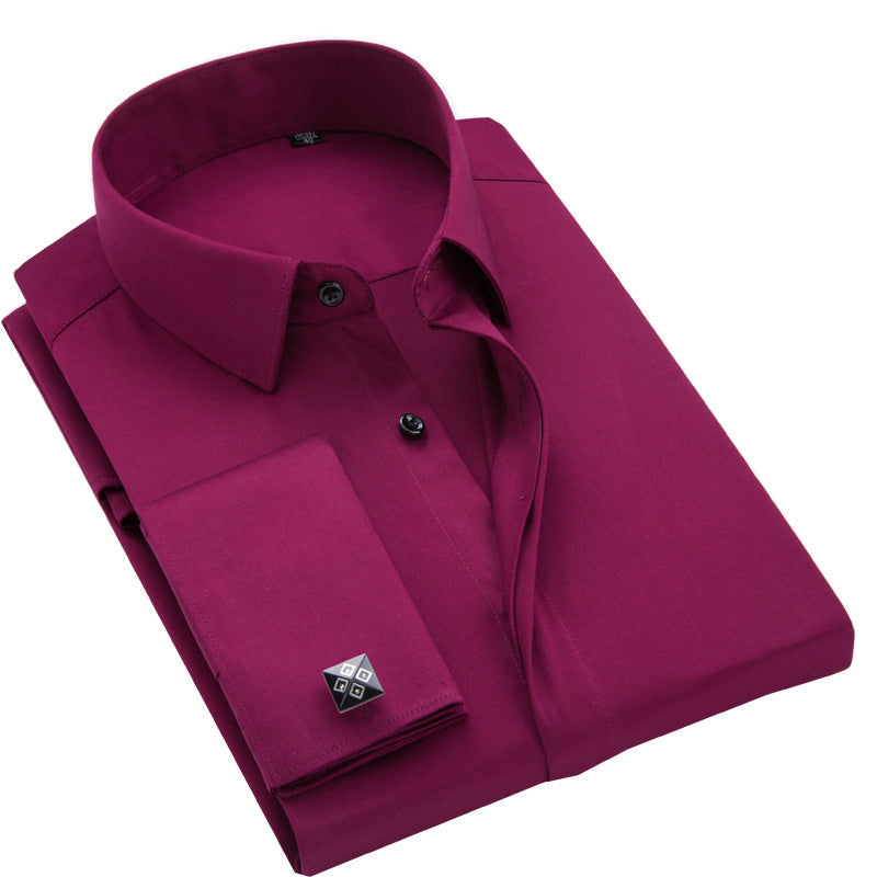 DiSandro Clothing: Slim Fit French Cuff Bamboo Fiber Dress Shirt