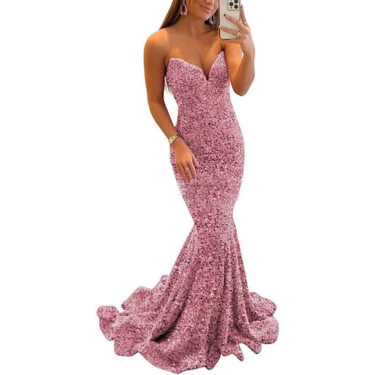 The Rosalina Series 1 - Sequined Mermaid Evening Gowns