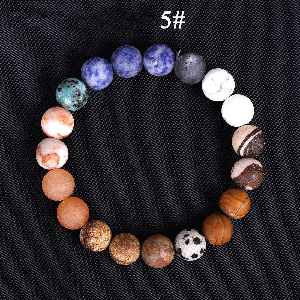DiSandro Clothing: Natural Stone Solar System Bracelet