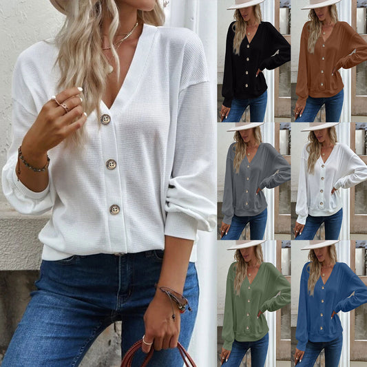 DiSandro Clothing: Women's Button-Up Long Sleeve Top