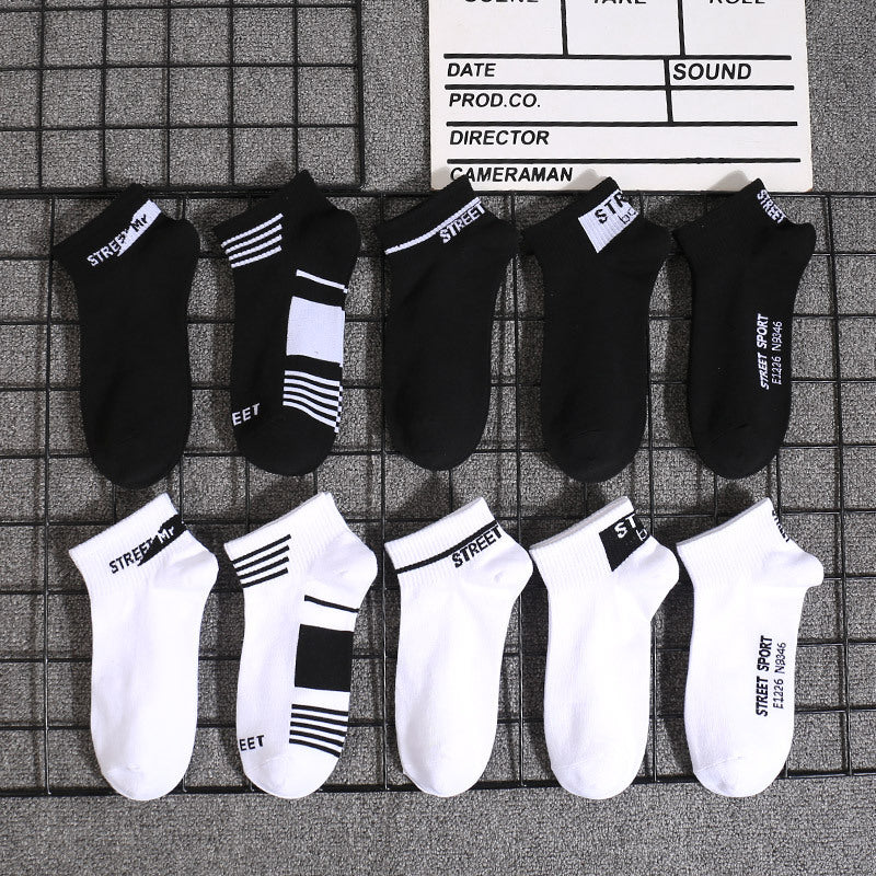 DiSandro Clothing: Men’s Slim Short Cotton Socks (5-Pack)