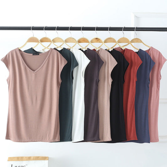 DiSandro Clothing: Women's V-Neck Modal T-Shirt