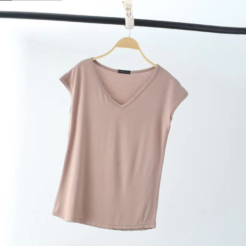 DiSandro Clothing: Women's V-Neck Modal T-Shirt