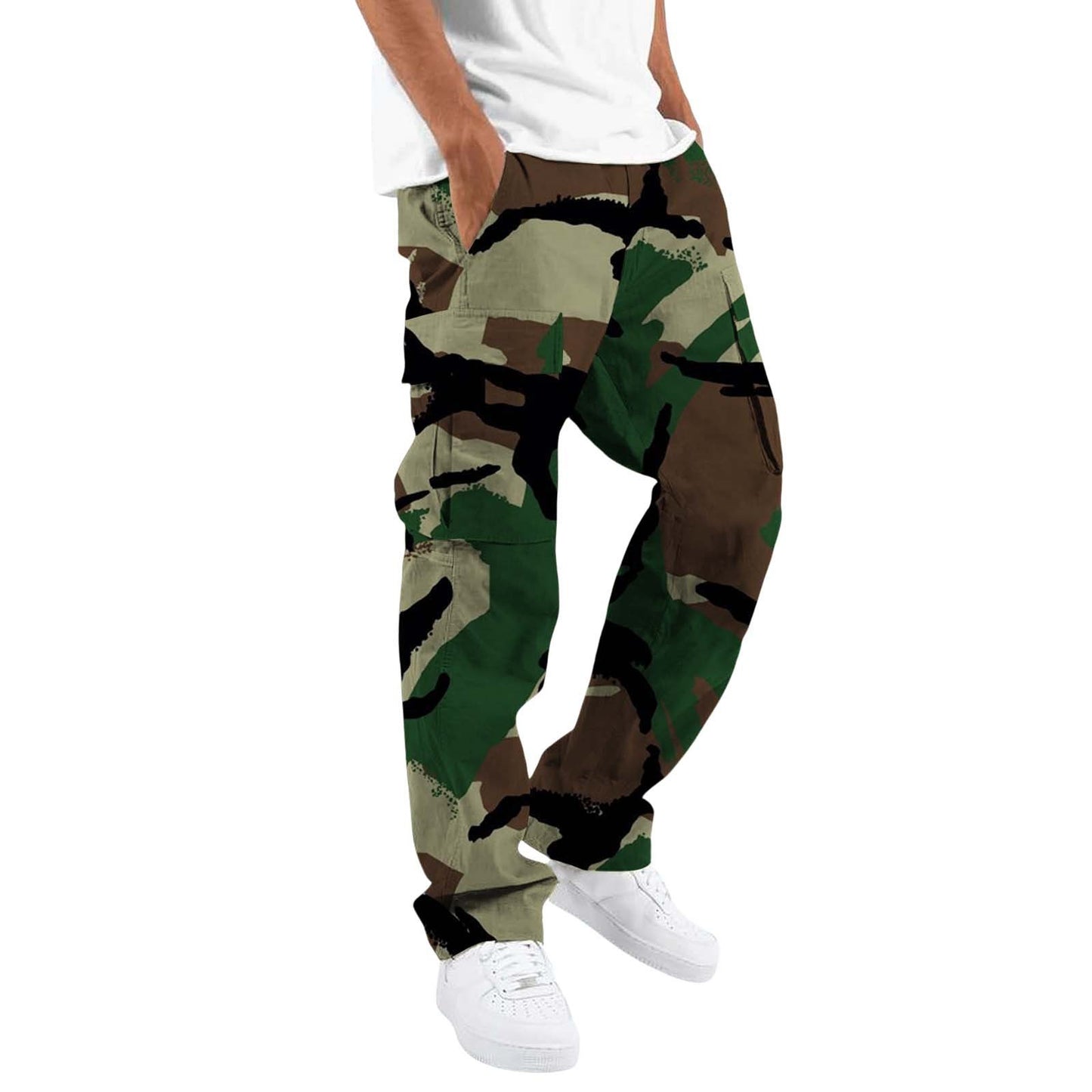 DiSandro Clothing: Men’s Loose Fit Camouflage Trousers / Pants