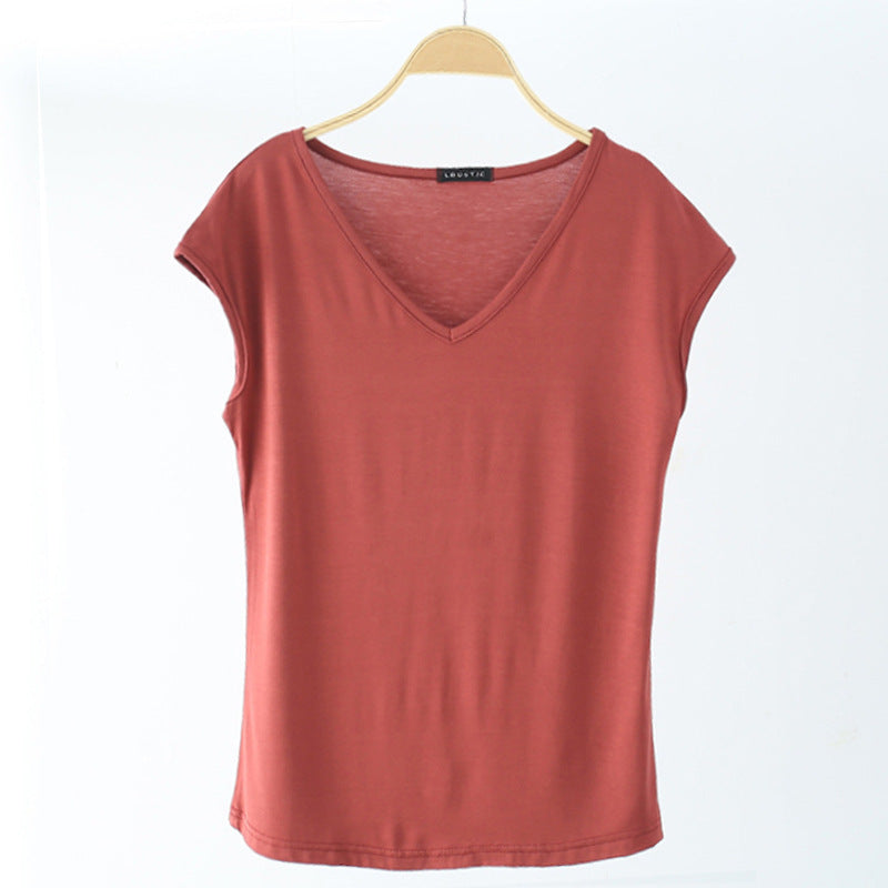 DiSandro Clothing: Women's V-Neck Modal T-Shirt