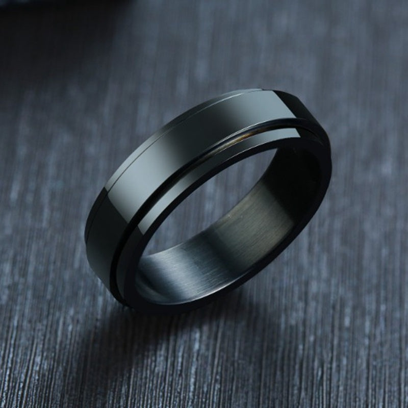 DiSandro Clothing: Rotatable Stainless Steel Rings