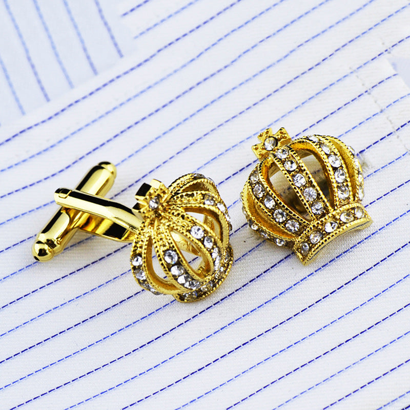 DiSandro Clothing: Diamond Crown Cufflinks