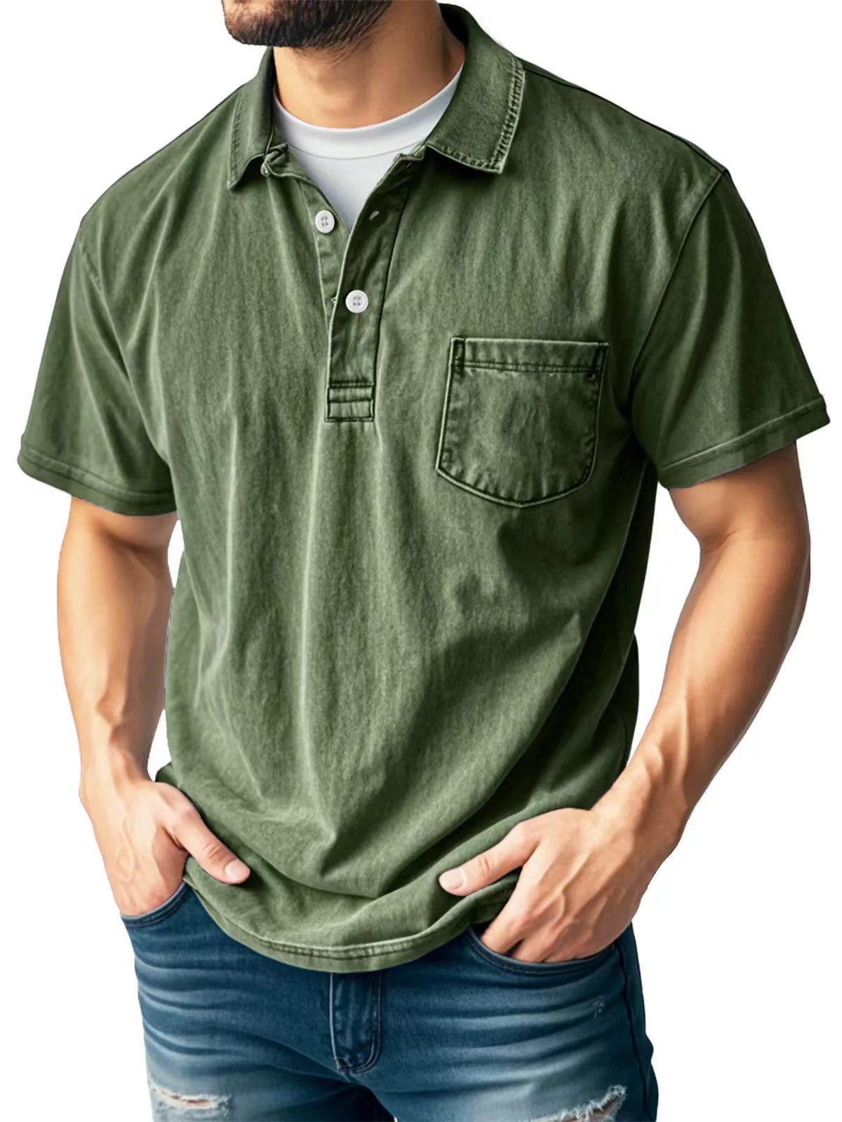 DiSandro Clothing: Men's Classic Pullover Polo Shirt